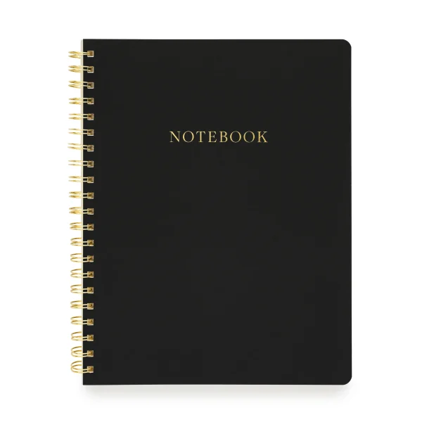 NBK75_LargeSpiralNotebook_Black_Cover